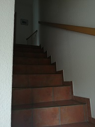 Treppe zum Obergeschoß